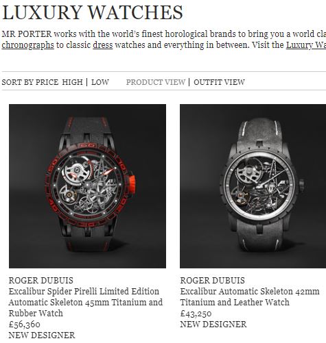 Mr Porter - Best online luxury watch store