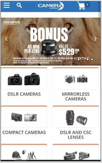 Camera-warehouse - best online camera shop