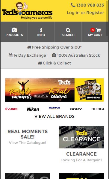 Ted's Camera - best online camera store in Austrlia in 2021