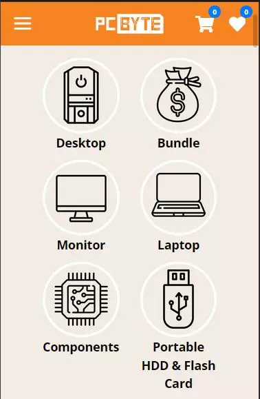 PCByte - Computers, laptops, pc components and more