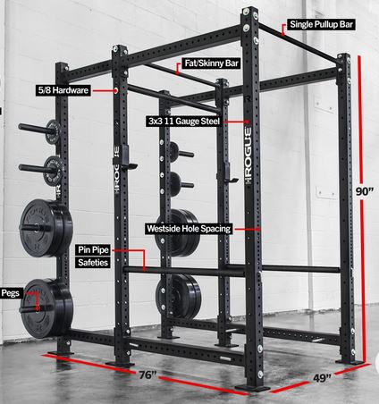 Best High-End Squat Power Rack in Australia - Rogue Monster Life 690