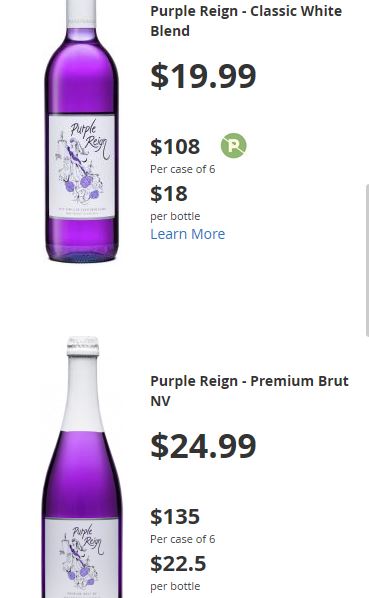 OrganicWineOnline - where to buy purple reign wine